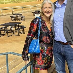 FARM RIO Arabesque Mix Scarves Dress Size S